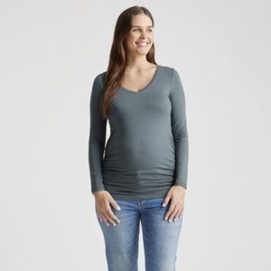 Quince long sleeve maternity top bundle